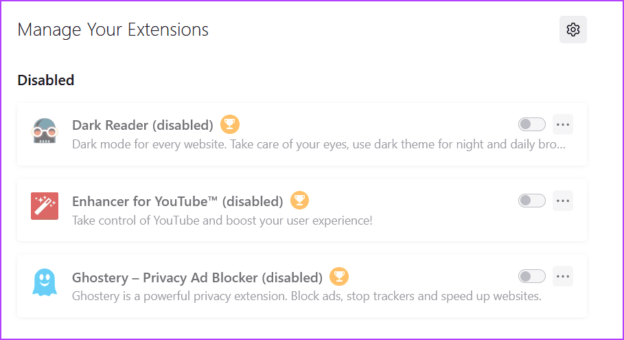 Disable-extensions أفضل 5 طرق لإصلاح عدم عمل المدقق الإملائي لـ Mozilla Firefox في Windows 11
