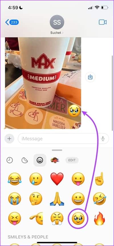 Drag-Sticker كيفية إنشاء واستخدام الملصقات في iMessage على iOS 17