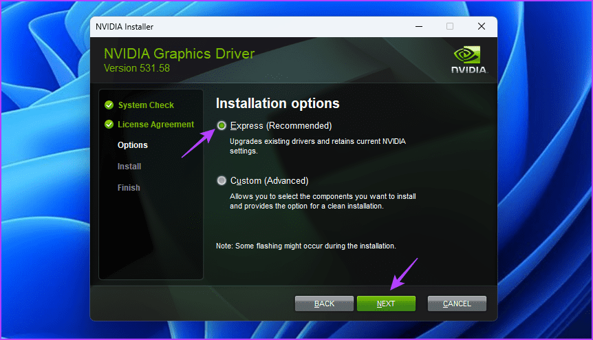 Express-option أفضل 5 طرق لإصلاح تعطل Resident Evil 4 Remake على Windows 11