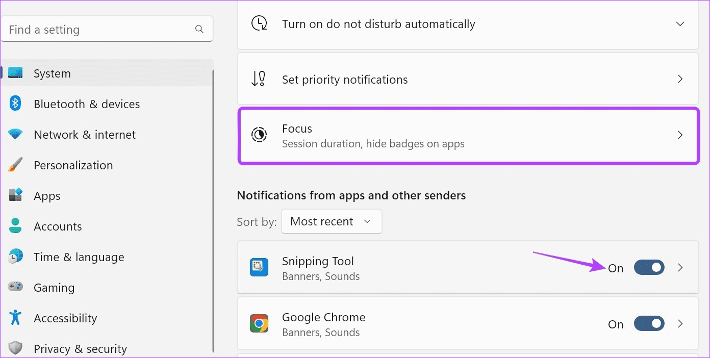 Fix-Snipping-Tool-Keyboard-Shortcut-Not-Working-5 7 طرق لإصلاح لعدم عمل اختصار لوحة المفاتيح لأداة القص