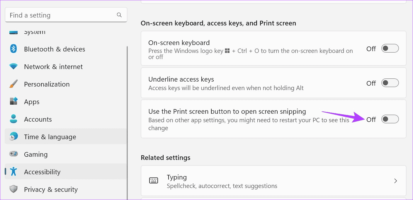 Fix-Snipping-Tool-Keyboard-Shortcut-Not-Working-8 7 طرق لإصلاح لعدم عمل اختصار لوحة المفاتيح لأداة القص