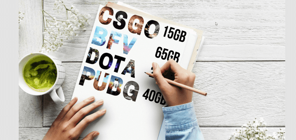 Game_Sizes_4d470f76dc99e18ad75087b1b8410ea9 كيفية توفير المساحة المستخدمة بواسطة ألعاب Windows 10 Symbolic Links