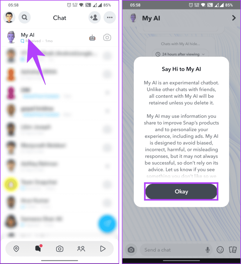 كيفية الحصول على My AI في Snapchat على Android أو iPhone - %categories