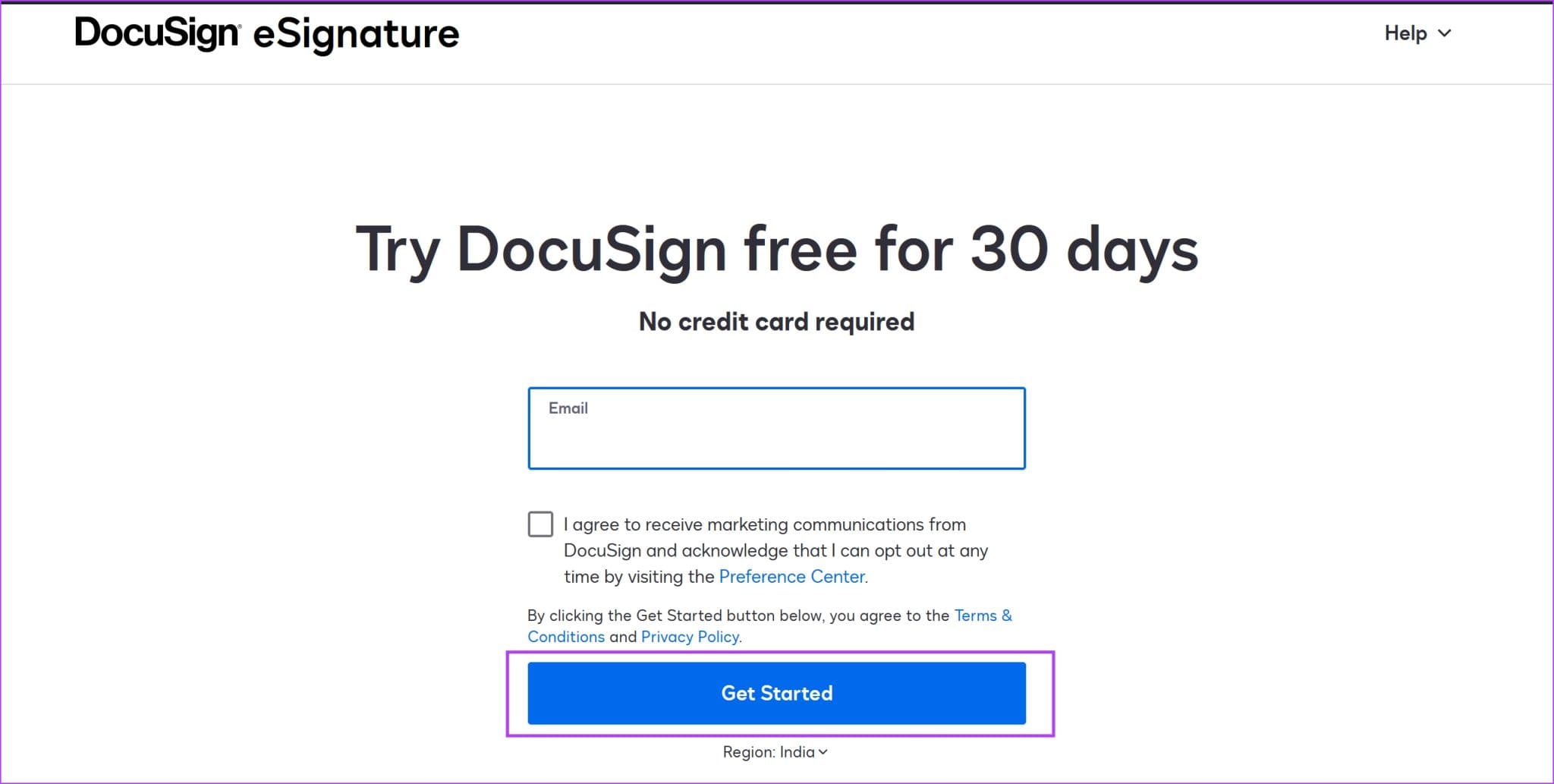 Get-Started-With-DocuSign-2048x1033-1 4 طرق لإضافة توقيع رقمي أو توقيع إلكتروني مجانًا