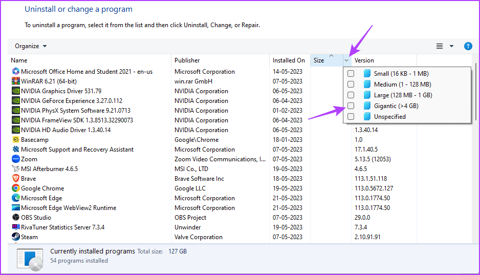 أفضل 3 طرق للتحقق من حجم L'applicationعلى نظام التشغيل Windows 11 - %categories