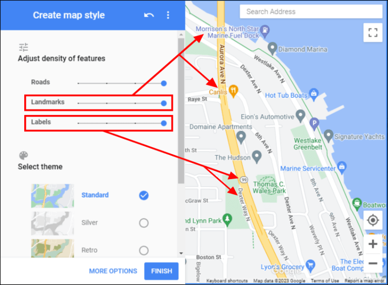 كيفية تعطيل التصنيفات في Google Maps - %categories