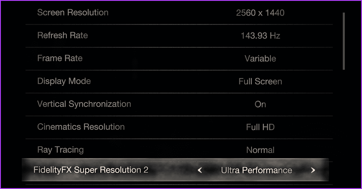 Graphics-Settings أفضل 5 طرق لإصلاح تعطل Resident Evil 4 Remake على Windows 11