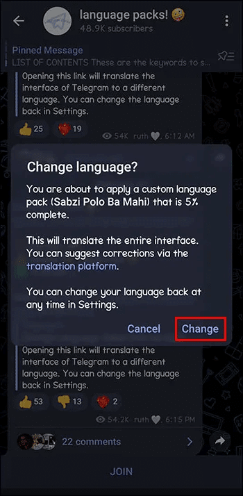 How-to-Access-Existing-Language-Packs-3-1 كيفية تغيير الكتابة على Telegram