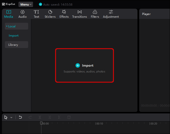 How-to-Add-Videos-to-CapCut-on-a-PC-6 كيفية إضافة مقاطع فيديو في CapCut