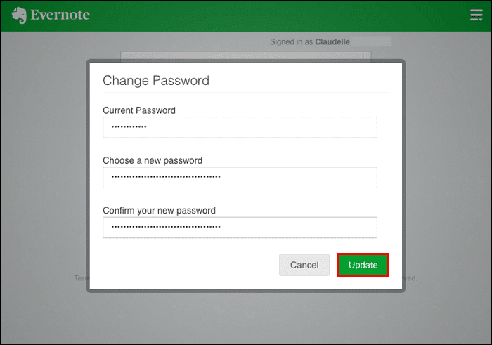 كيفية تغيير كلمة المرور في Evernote - %categories