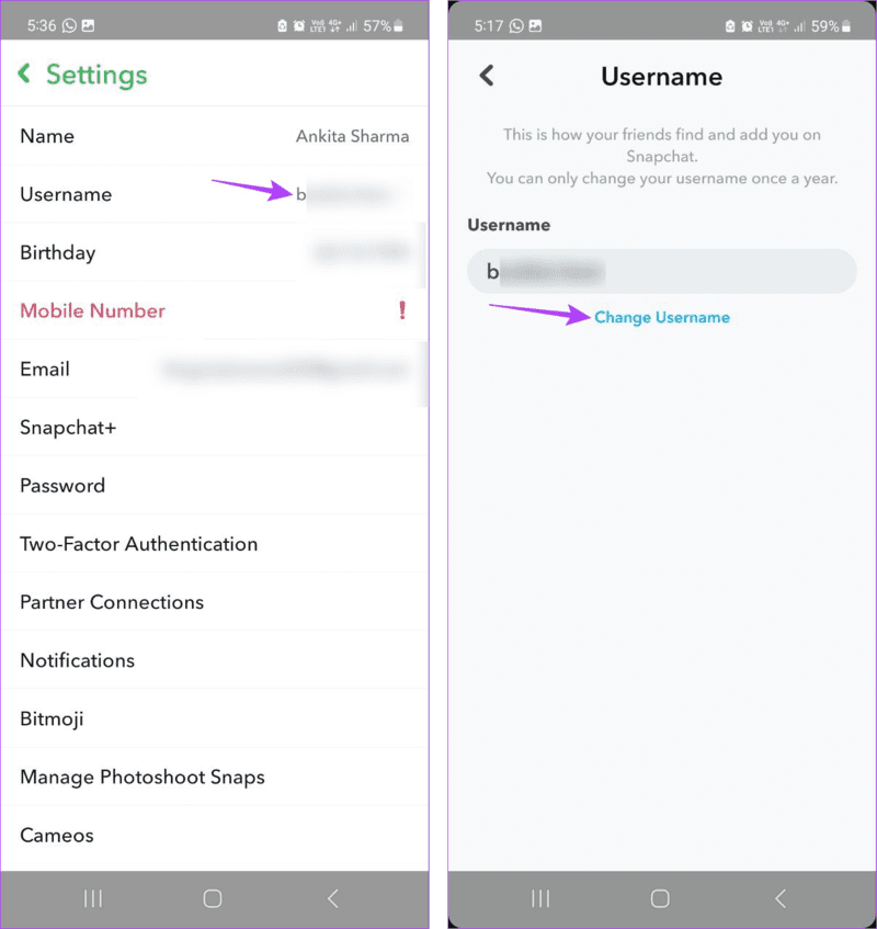 كيفية تغيير اسم المستخدم واسم العرض على Snapchat - %categories