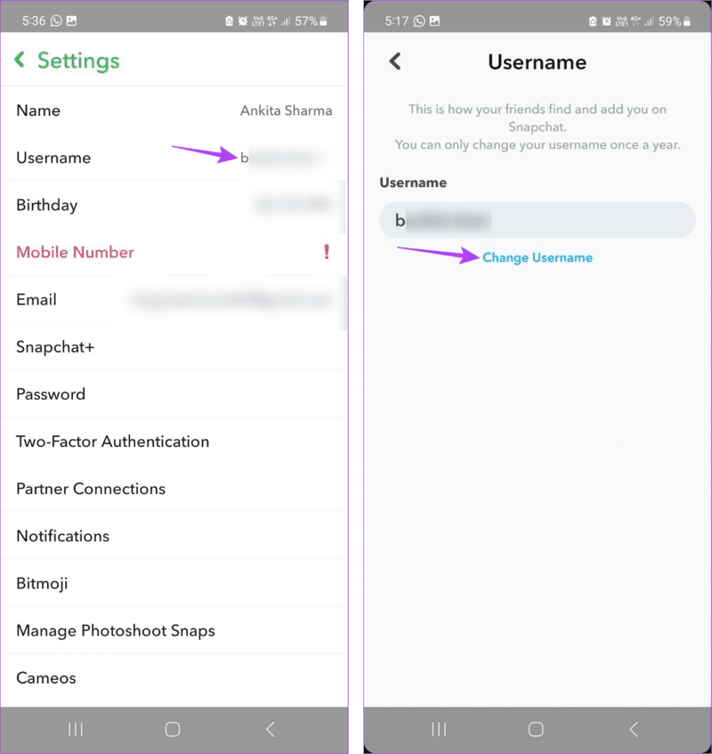 كيفية تغيير Nom d'utilisateur واسم العرض على Snapchat - %categories