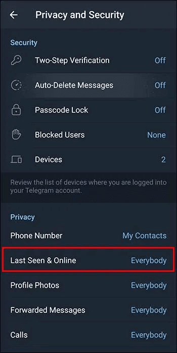 How-to-Hide-Last-Seen-on-Telegram-4 كيفية إخفاء آخر ظهور على Telegram