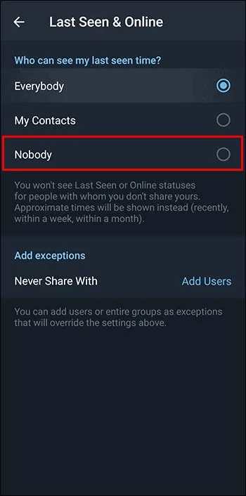 How-to-Hide-Last-Seen-on-Telegram-5 كيفية إخفاء آخر ظهور على Telegram