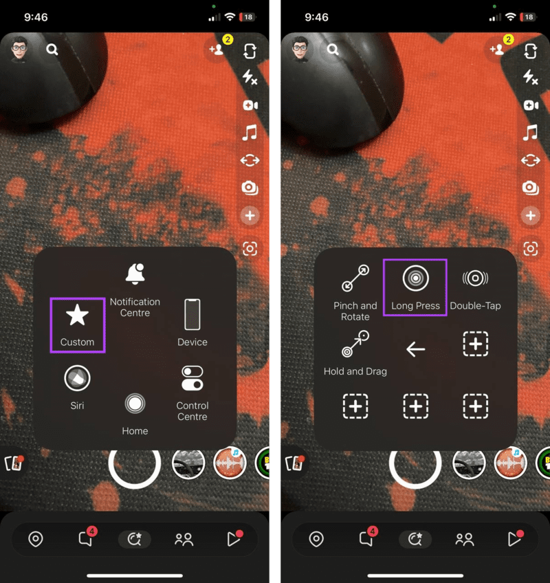 How-to-Record-on-Snapchat-Without-Holding-the-Button-14 4 طرق للتسجيل على Snapchat دون الضغط على الزر