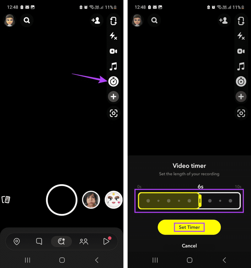 4 طرق للتسجيل على Snapchat دون الضغط على الزر - %categories
