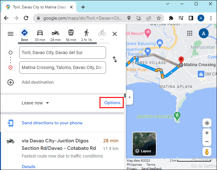 How-to-Set-Up-Google-Maps-to-Avoid-Highways-on-Your-PC-4 كيفية تجنب الطرق السريعة في Google Maps