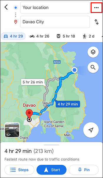 How-to-Set-Up-Google-Maps-to-Avoid-Highways-on-iPhone-3-1 كيفية تجنب الطرق السريعة في Google Maps