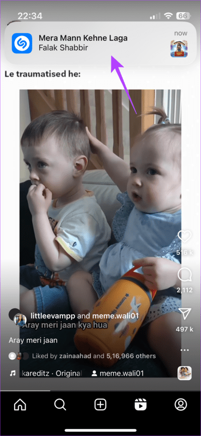 Identify-Insta-Reel-Songs-6 كيفية التعرف على أغاني (Shazam) التي يتم تشغيلها في Instagram Reels