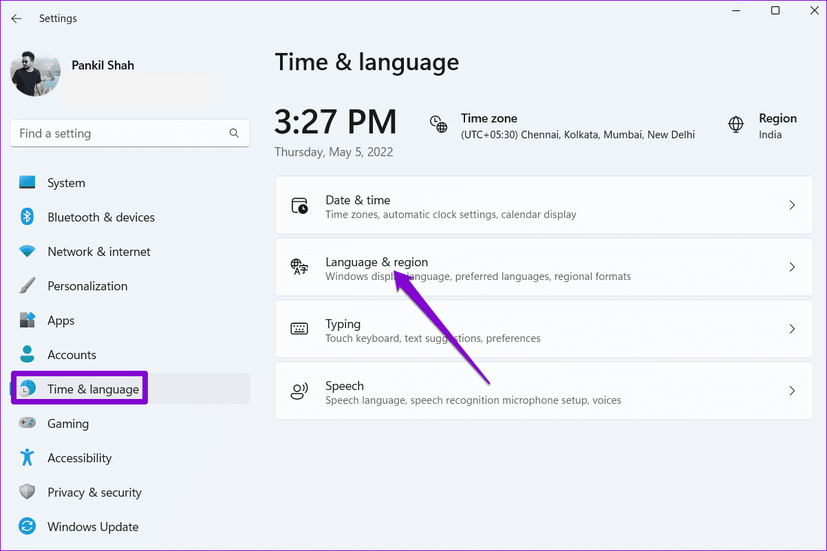 Language-Settings-on-Windows-11 أفضل 6 طرق لإصلاح خطأ قدم هذا التطبيق طلبات كثيرة جدًا على Windows