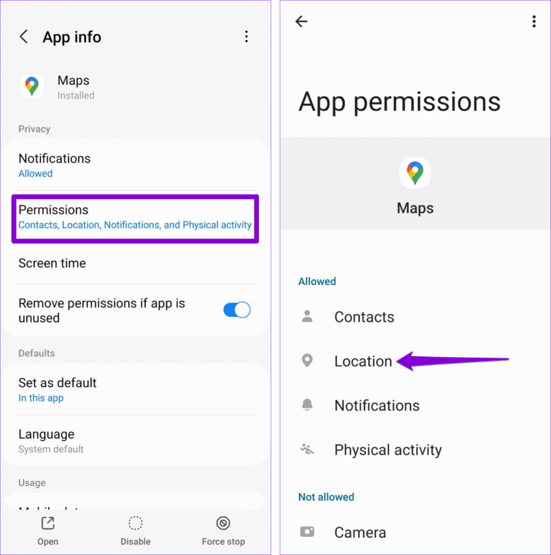 Location-Permission-for-Google-Maps-on-Android-1-1524x1536-1 أفضل 8 طرق لإصلاح عدم تحديث مشاركة الموقع في Google Maps على Android و iPhone
