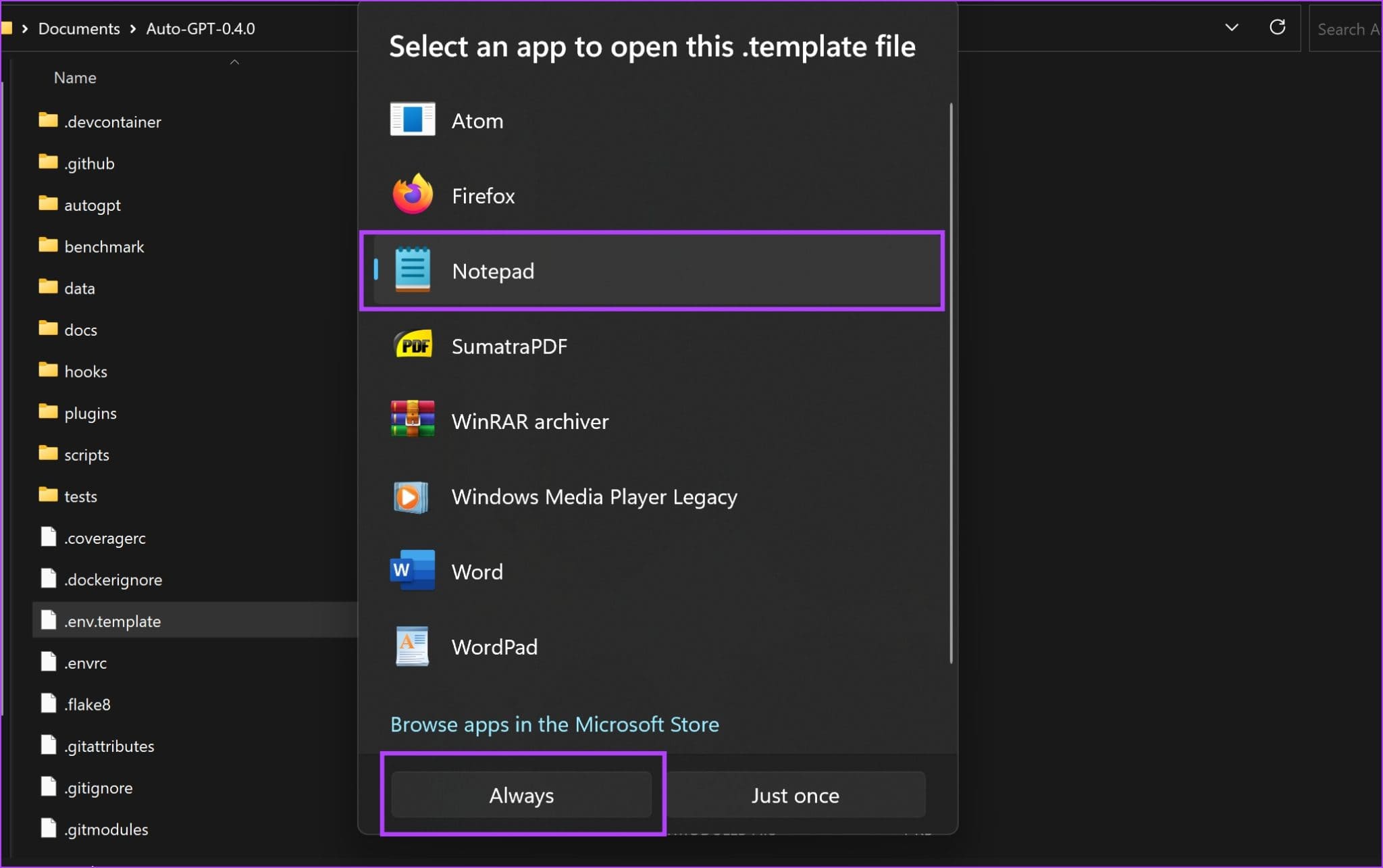 Open-With-Notepad-2048x1285-1 ما هو Auto-GPT وكيفية استخدامه مجانًا