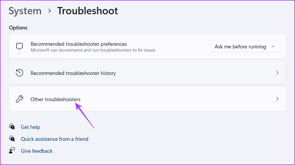 Other-troubleshooters-8 5 طرق سريعة للإصلاح لا يمكن تغيير خطة الطاقة في Windows 11