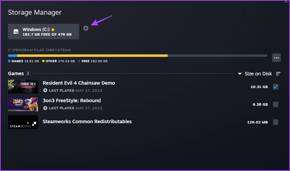 Plus-icon- ما هو برنامج مدير تخزين Steam وكيفية استخدامه