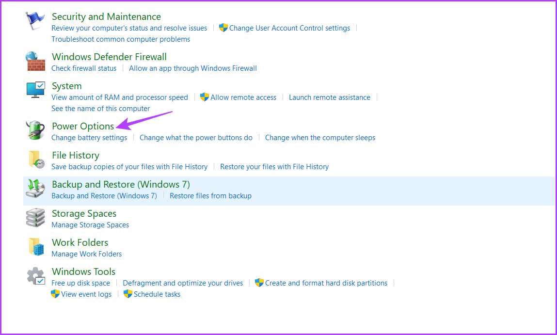 Power-options 4 أفضل الطرق لتعطيل وضع السكون في Windows 11
