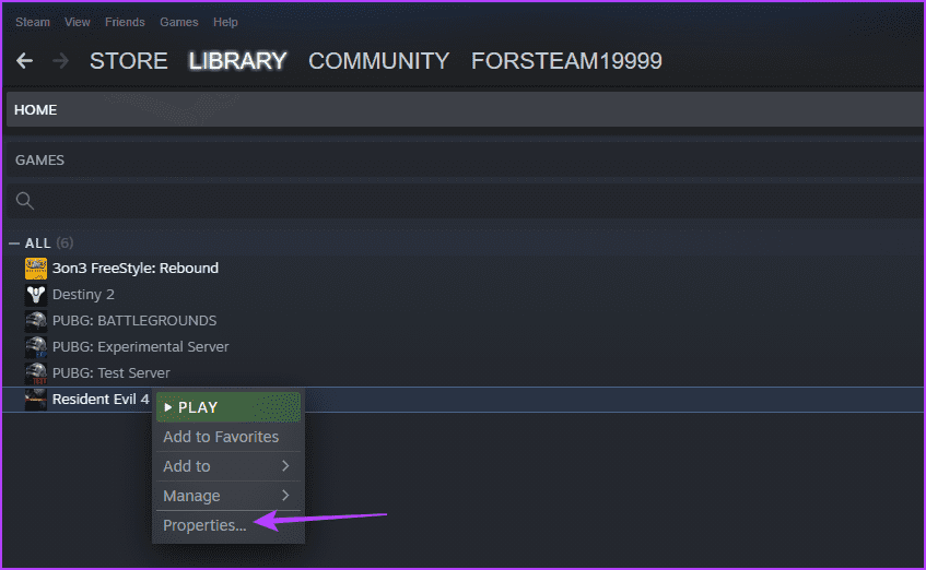 Properties-2 أفضل 5 طرق لإصلاح تعطل Resident Evil 4 Remake على Windows 11