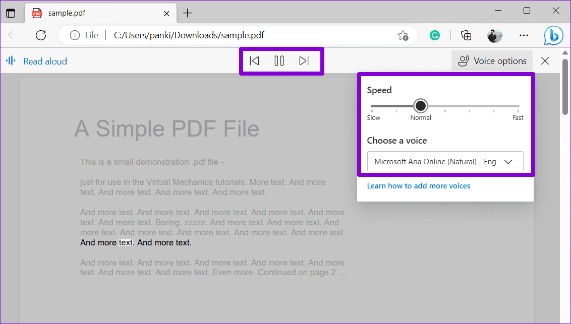 Read-Aloud-PDFs-in-Edge كيفية استخدام ميزة القراءة بصوت عالٍ في Microsoft Edge