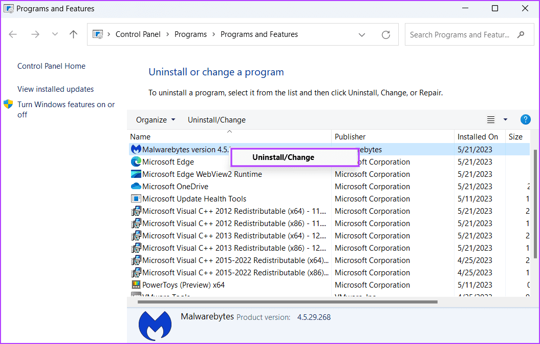 Remove-Third-Party-Antivirus-2 أفضل 6 طرق لإصلاح خطأ هذا الإعداد تتم إدارته بواسطة المسؤول على Windows 11