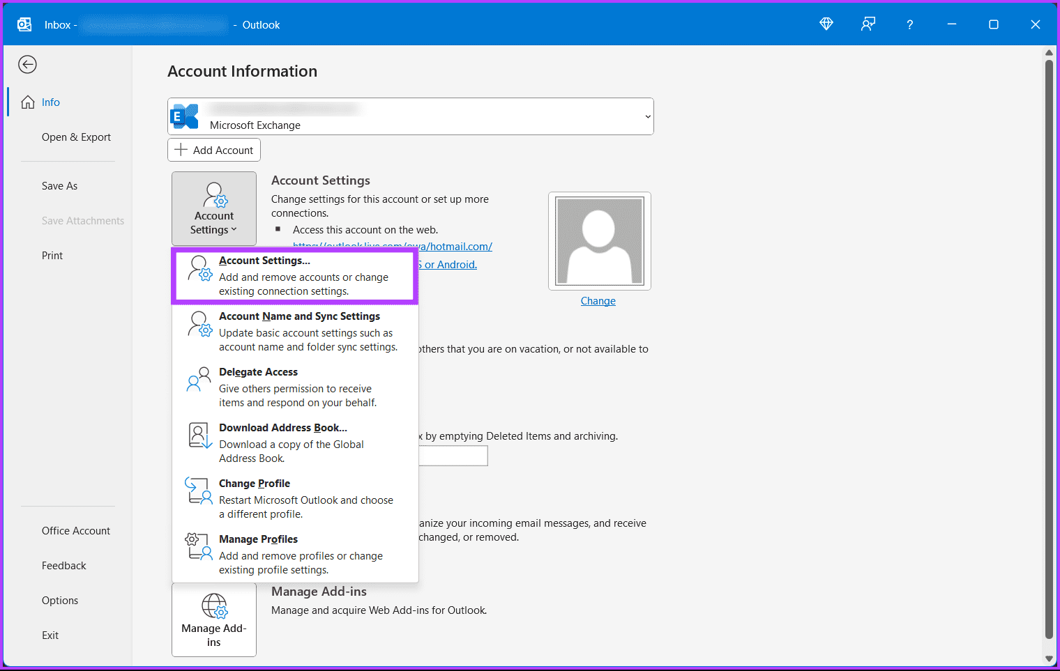 Remove-an-Email-Account-From-Outlook_3 كيفية إزالة حساب بريد إلكتروني من Outlook