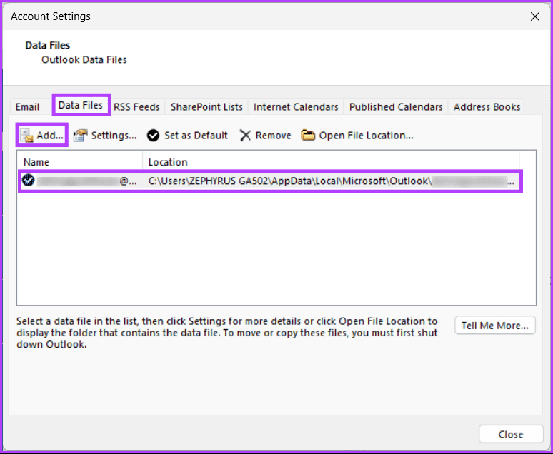 Remove-an-Email-Account-From-Outlook_5 كيفية إزالة حساب بريد إلكتروني من Outlook