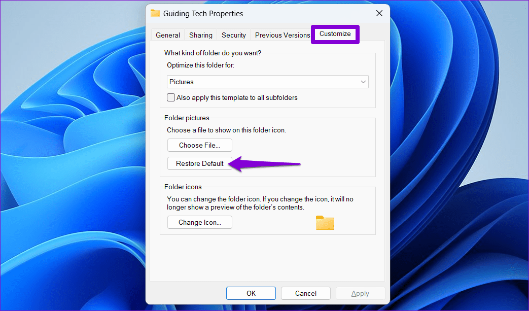 كيفية تغيير الصورة المصغرة للمجلد في Windows 11 - %categories