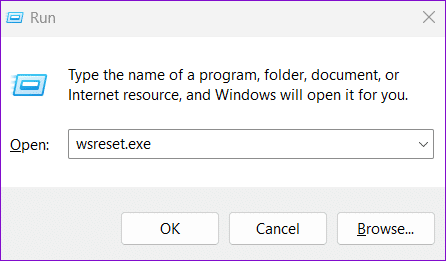 Reset-Microsoft-Store-Cache-3 أفضل 6 إصلاحات لعدم عرض Microsoft Store التطبيقات المشتراة على Windows