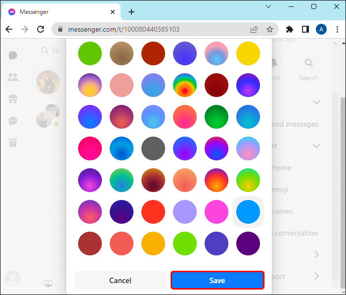Reverting-the-Theme-to-the-Default-Setting-on-Desktop-4-1 كيفية إزالة سمة افتراضية في Messenger
