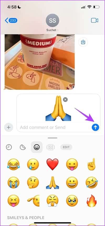 Send-Sticker كيفية إنشاء واستخدام الملصقات في iMessage على iOS 17