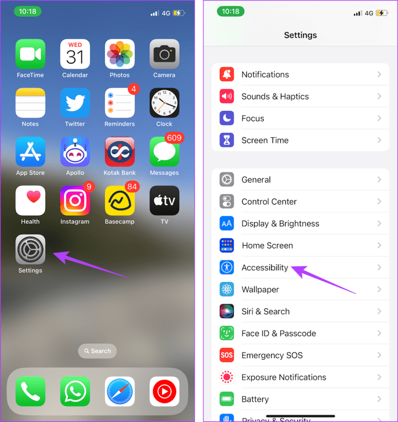 Settings-and-Accessibility 9 طرق لإصلاح تأخير شاشة قفل iPhone في iOS 16 و iOS 17