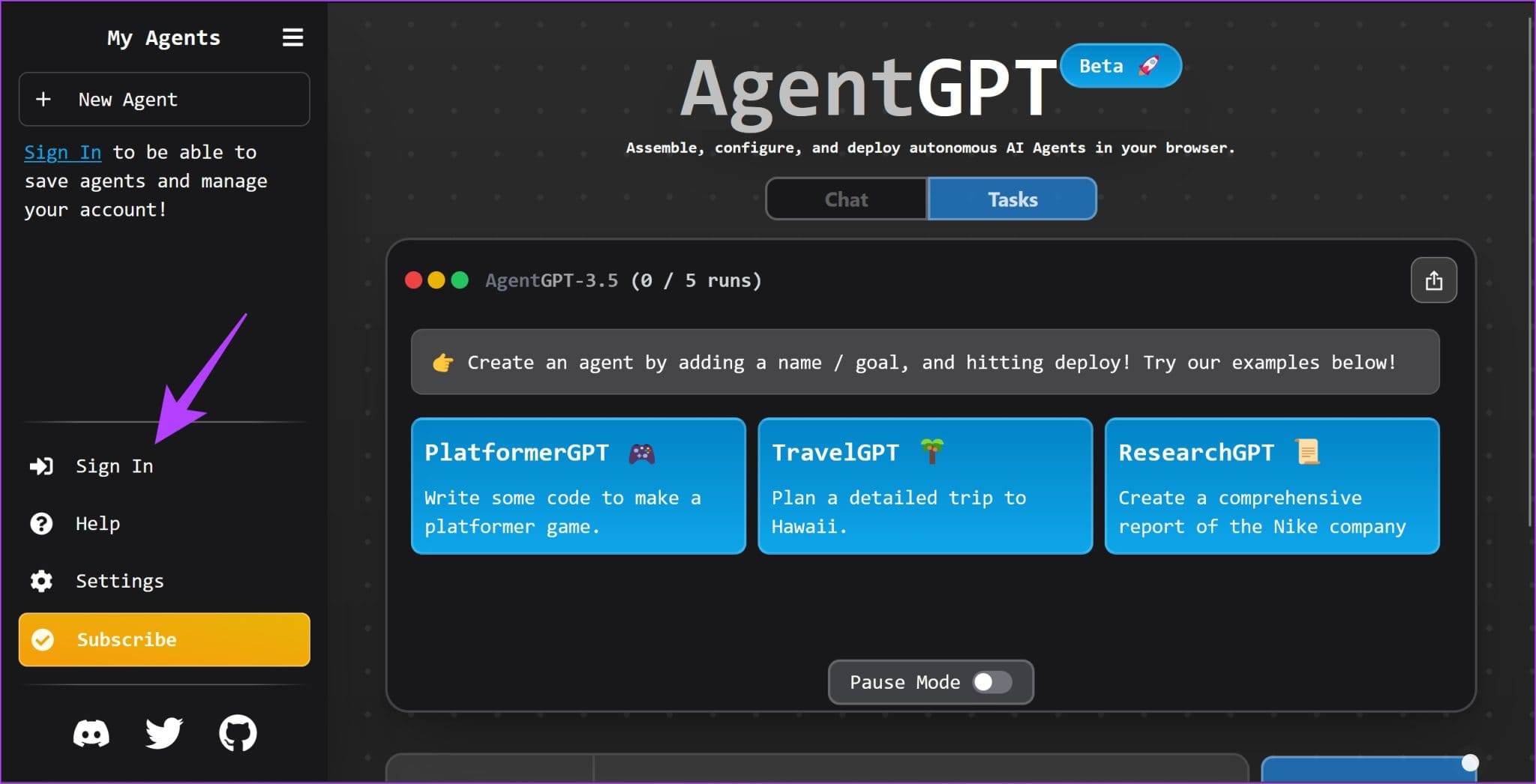 Sign-into-AgentGPT-2048x1046-1 ما هو Auto-GPT وكيفية استخدامه مجانًا