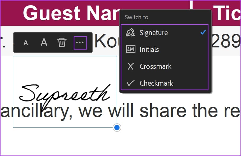 Signature-Types 4 طرق لإضافة توقيع رقمي أو توقيع إلكتروني مجانًا
