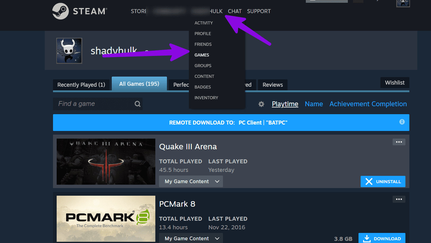 Steam-Web-1-1 ماذا يحدث عند إلغاء تثبيت Steam