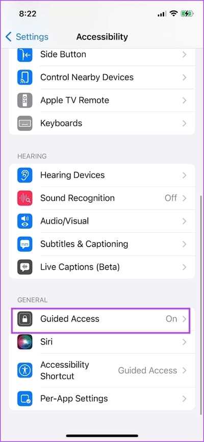 Tap-on-Guided-Access كيفية استخدام الوصول الموجه Guided Access على iPhone و iPad