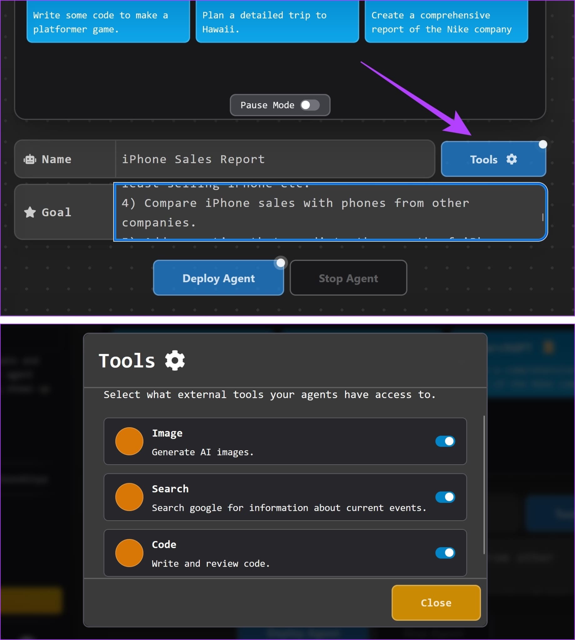 Tap-on-Tools-down-1839x2048-1 ما هو Auto-GPT وكيفية استخدامه مجانًا