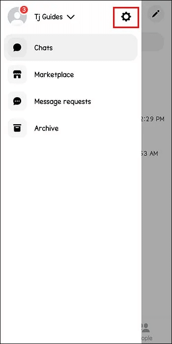 Turning-on-the-Dark-Mode-in-the-Messenger-App-2 كيفية إزالة سمة افتراضية في Messenger