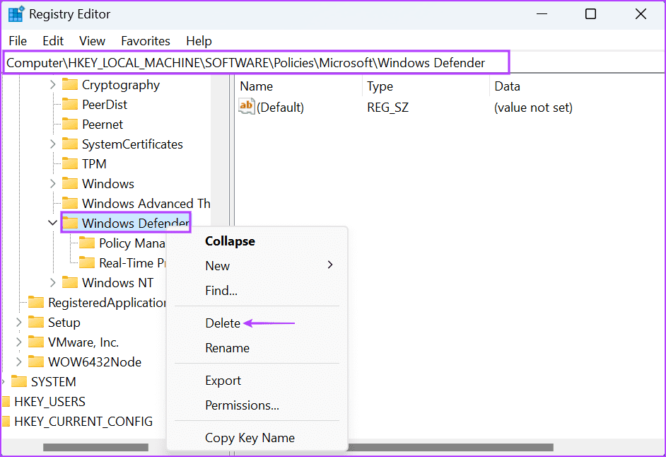 Tweak-the-Registry-3-1 أفضل 6 طرق لإصلاح خطأ هذا الإعداد تتم إدارته بواسطة المسؤول على Windows 11