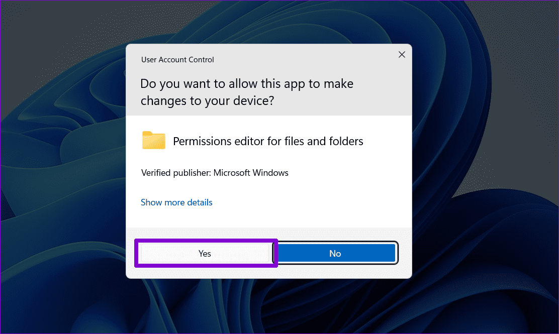 UAC-for-File-and-Folder-Permissions أفضل 6 إصلاحات لخطأ المستخدم المحدد ليس لديه ملف تعريف صالح على Windows