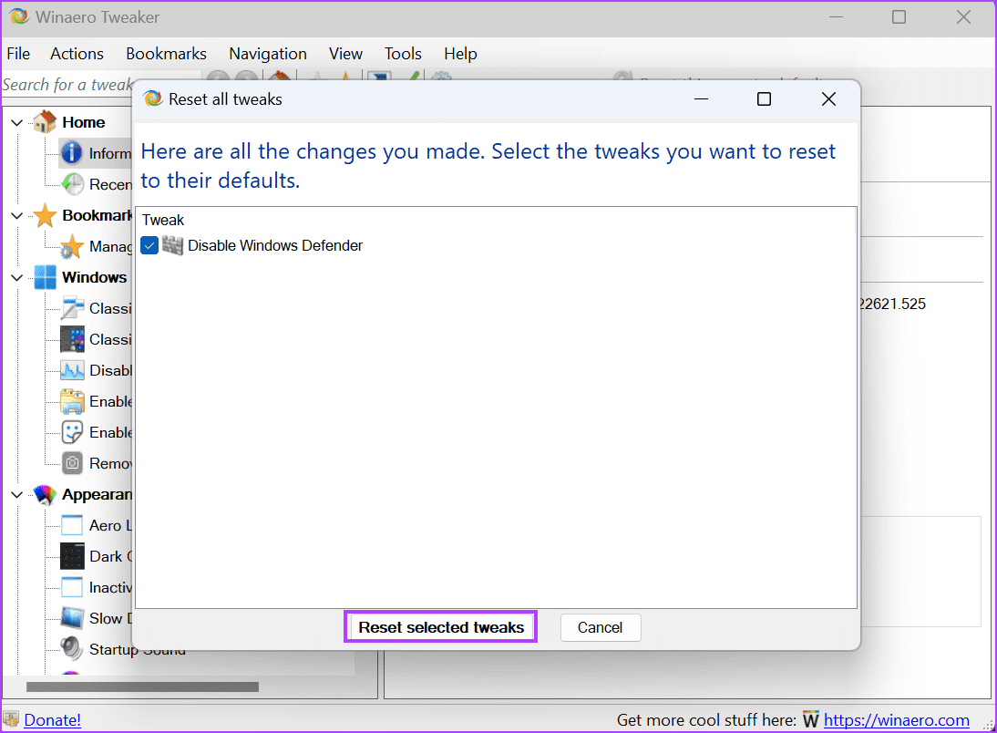 Undo-the-Changes-Made-by-a-Third-Party-Tool-2 أفضل 6 طرق لإصلاح خطأ هذا الإعداد تتم إدارته بواسطة المسؤول على Windows 11