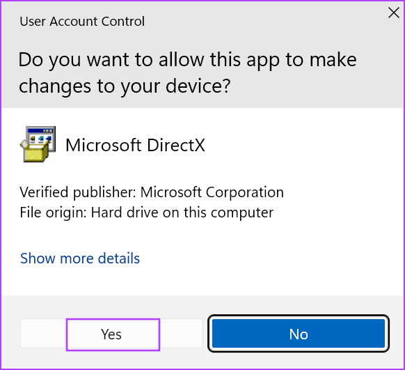 Update-DirectX أفضل 7 طرق لإصلاح خطأ مطلوب GPU المتوافق مع D3D11 لتشغيل خطأ المحرك على Windows 11