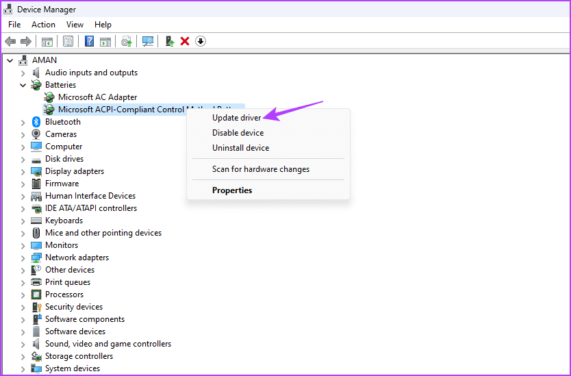 Update-driver-5 5 طرق سريعة للإصلاح لا يمكن تغيير خطة الطاقة في Windows 11